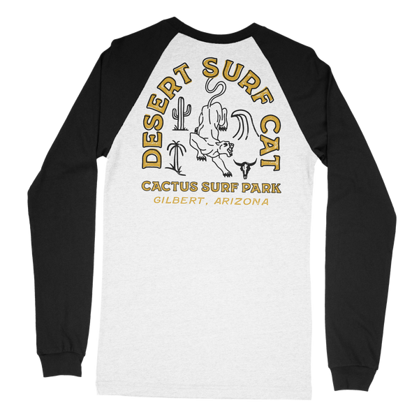 Desert Surf Cat - Classic Baseball Raglan